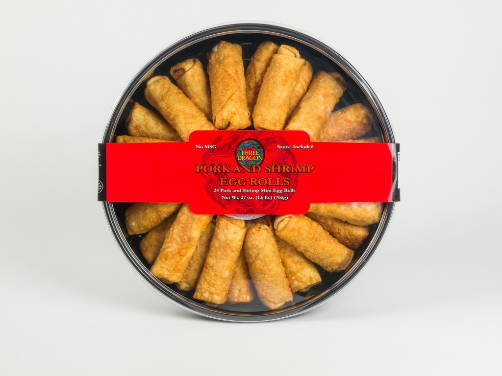 pork and shrimp min egg roll party tray