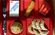 We make our own whole wheat wrapper for all of our egg rolls.  Great crunchy taste for a healthy lunch idea!